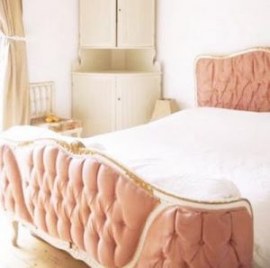 pink decorating ideas - myLusciousLife.com - pretty in pink luscious bed frame.jpg